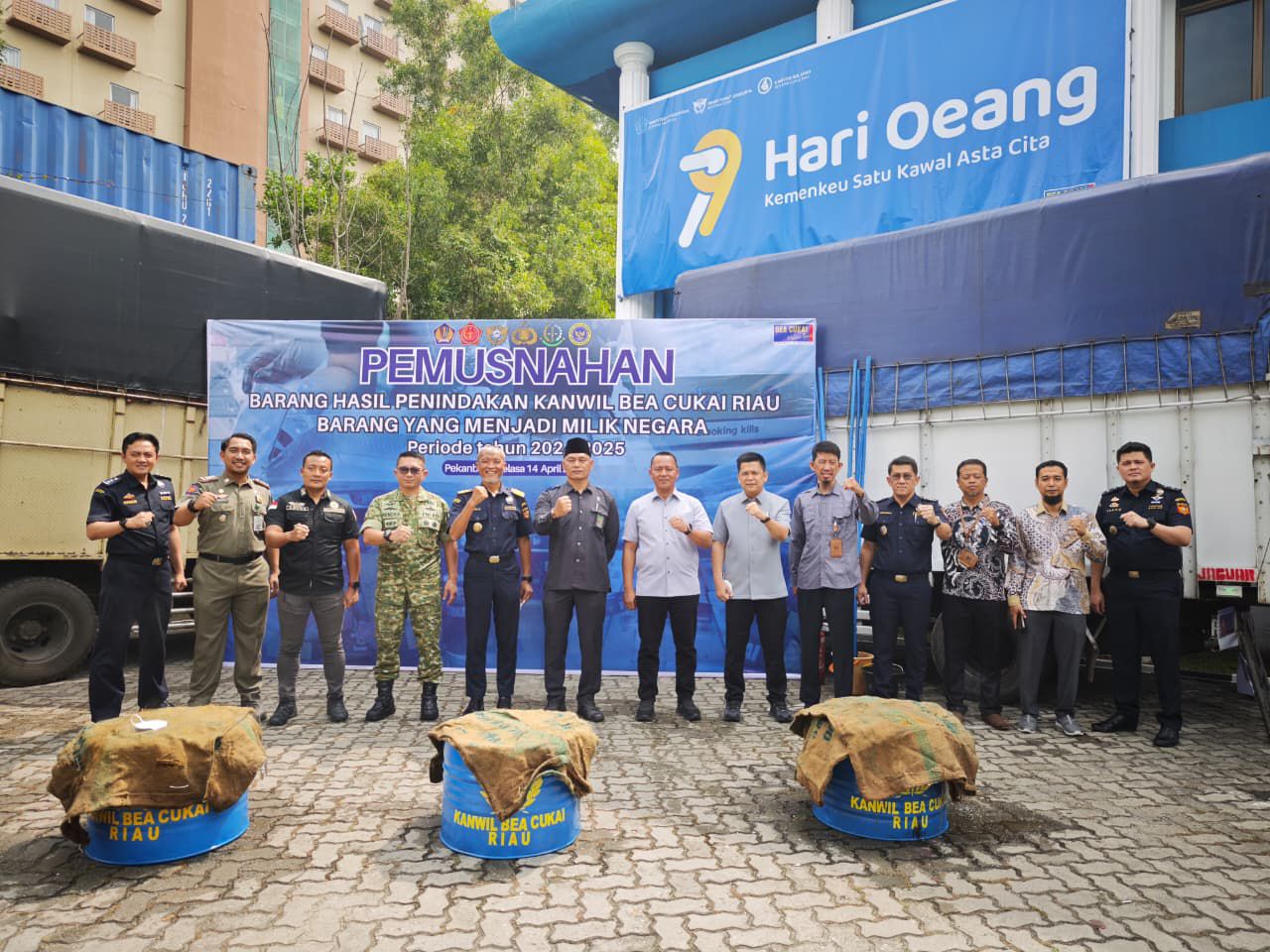 Kodam XIX/Tuanku Tambusai Berkomitmen Mendukung Pemerintah dalam Pemberantasan Kegiatan Ilegal di Wilayah Riau