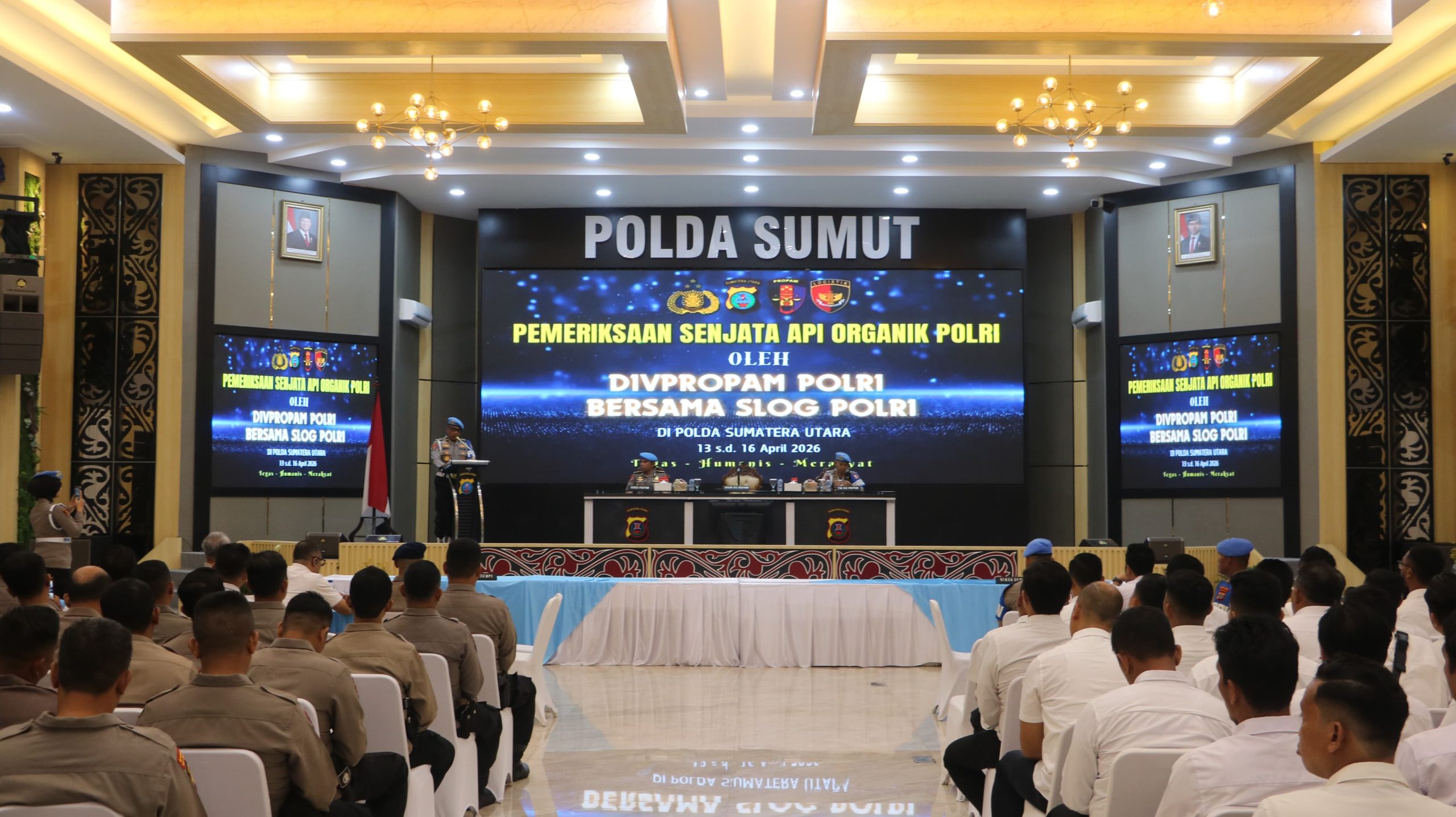 Propam – SLOG Mabes Polri Periksa Senpi di Polda Sumut, Tegaskan Disiplin dan Akuntabilitas Anggota