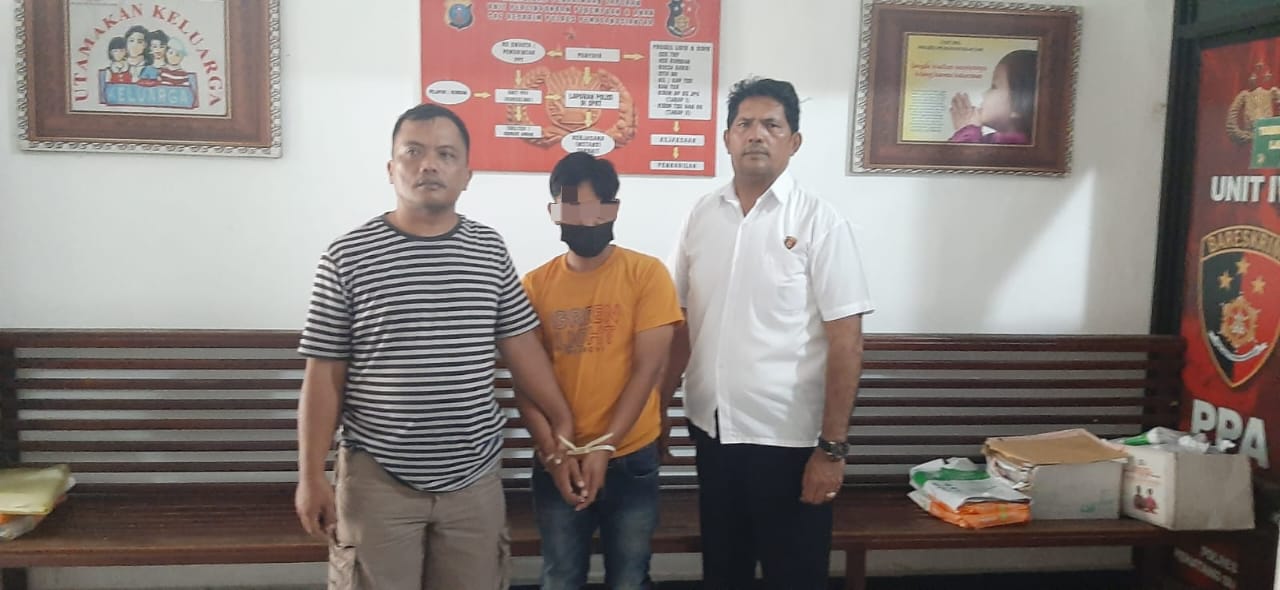 Sat Reskrim Polres Pematangsiantar Amankan Terduga Pelaku KDRT