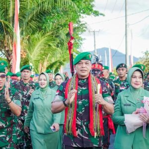 Mayjen TNI Dody Triwinarto Disambut Gemuruh Semangat Prajurit dan PNS Pattimura