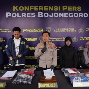 Polres Bojonegoro Ungkap Dua Kasus Curanmor, Dua Tersangka Diamankan