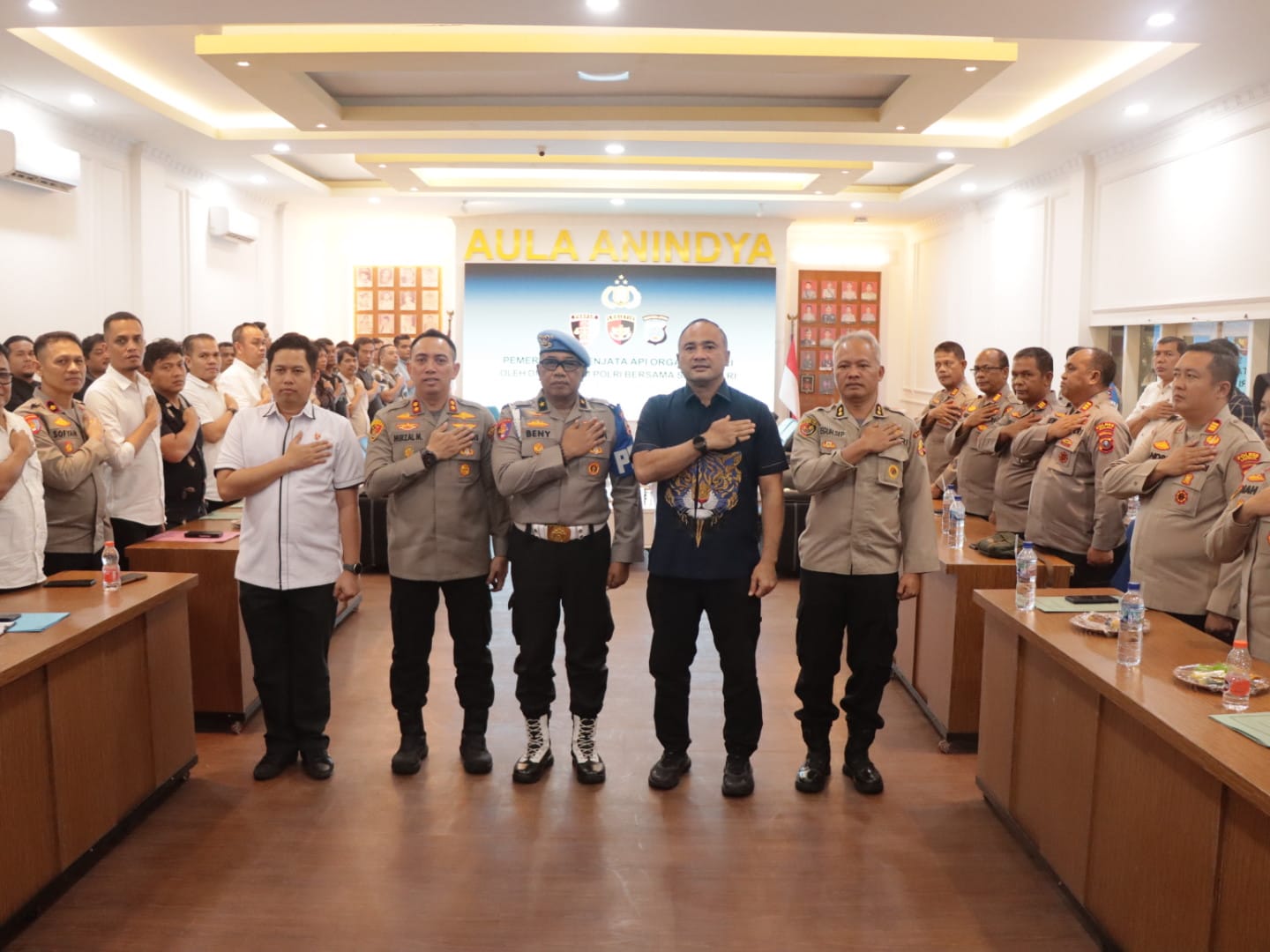 Waskat Penggunaan Senjata Api Dinas, Div Propam Polri Gelar Rik Senpi di Polres Binjai