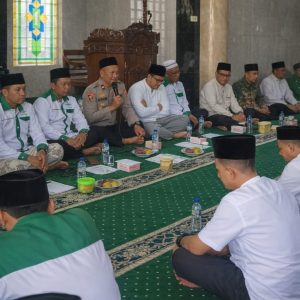 Kapolsek Pancur Batu,Kompol Junaidi Hadiri Istigosah Akbar  Wilayah : Serukan Kekuatan Doa Jaga Kamtibmas