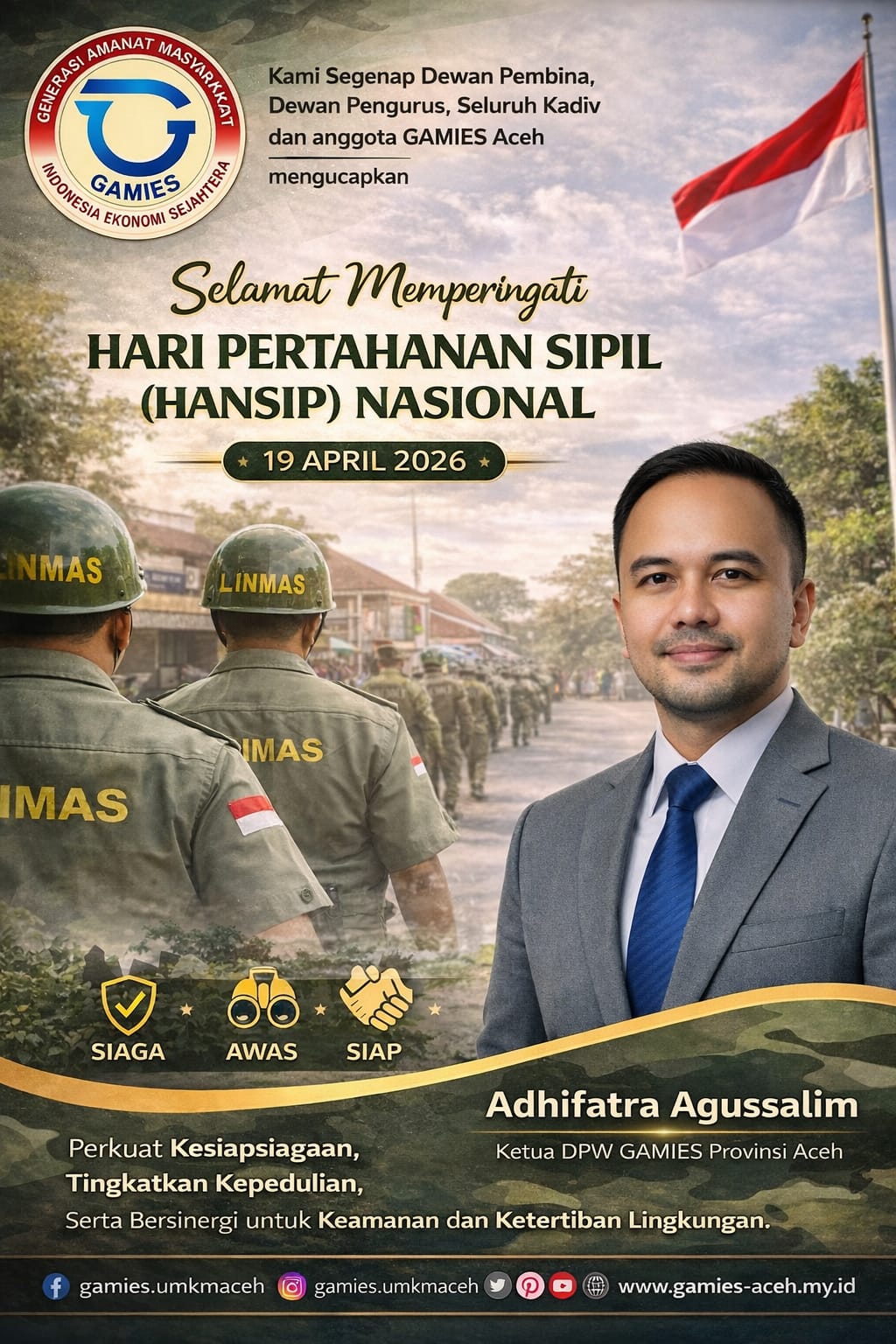 Garda Terdepan Keamanan, GAMIES Aceh Serukan Semangat Linmas demi Kesejahteraan Bersama