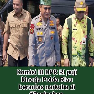 Komisi III DPR RI Puji Kinerja Polda Riau Dalam Berantas Narkoba di Panipahan