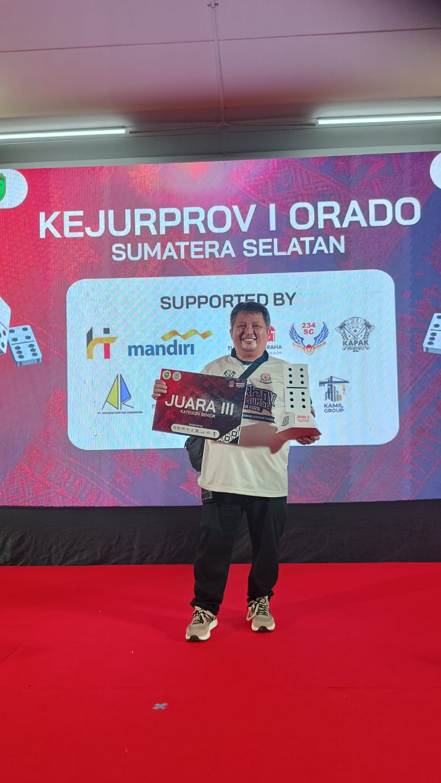 Orado Prabumulih Raih Juara 3 di Kejuaraan Sumatera Selatan di Palembang