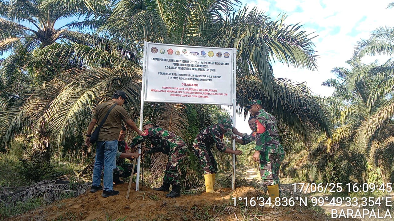 PT. Barapala Acuhkan Negara, Panen Sawit di Lahan Status Quo