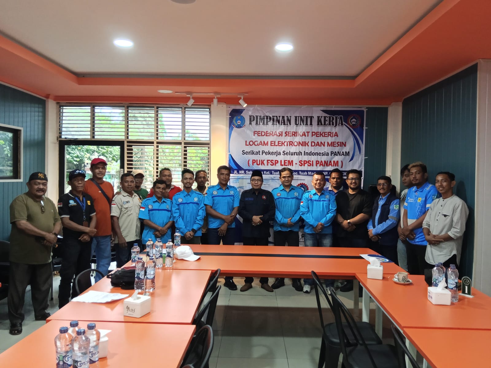 JEFRIZAL TERPILIH SECARA AKLAMASI PADA MUSNIK FSP LEM-SPSI PUK