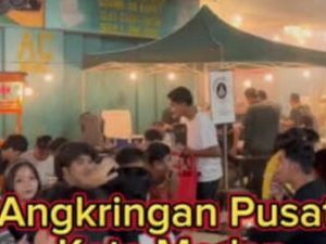 Terjadi Keributan Antara petugas Dinas Perhubungan  Kota Medan Dengan  Para  Pedagang