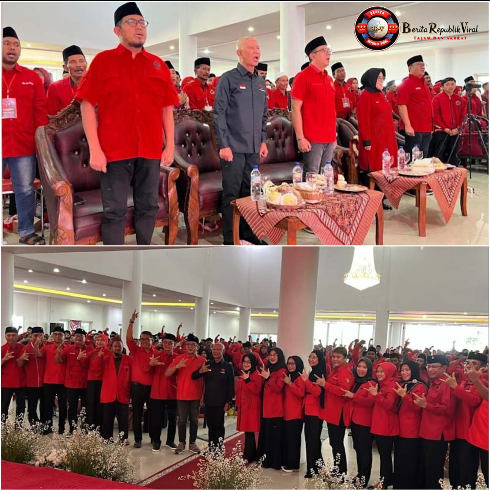 Lebih dari 1.000 Kader Hadir, Musancab PDIP Sumenep Berjalan Sukses