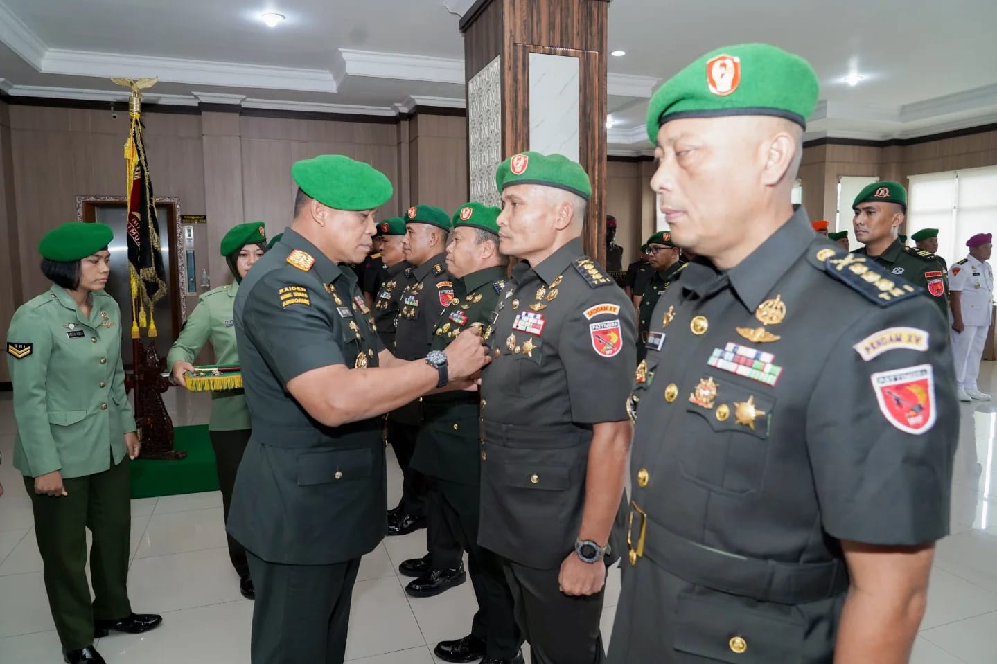 Pangdam XV/Pattimura Pimpin Rotasi Pejabat Utama Kodam