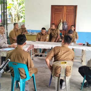 Polres Binjai Berikan Dukungan di Pos Kamling Desa Tandem Hilir II