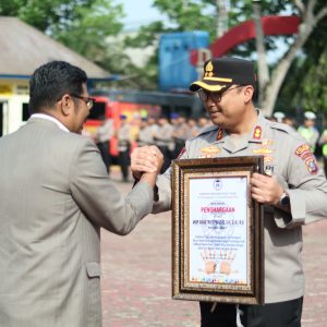Tangani Kasus Viral Secara Humanis, Polres Langkat Raih Penghargaan Komnas PA