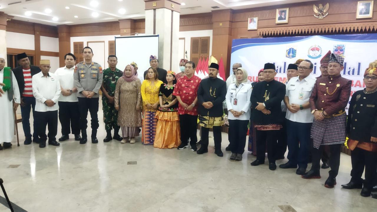 Wakapolres Jakbar Hadiri Halal Bihalal FPK, Teguhkan Semangat Kebhinekaan