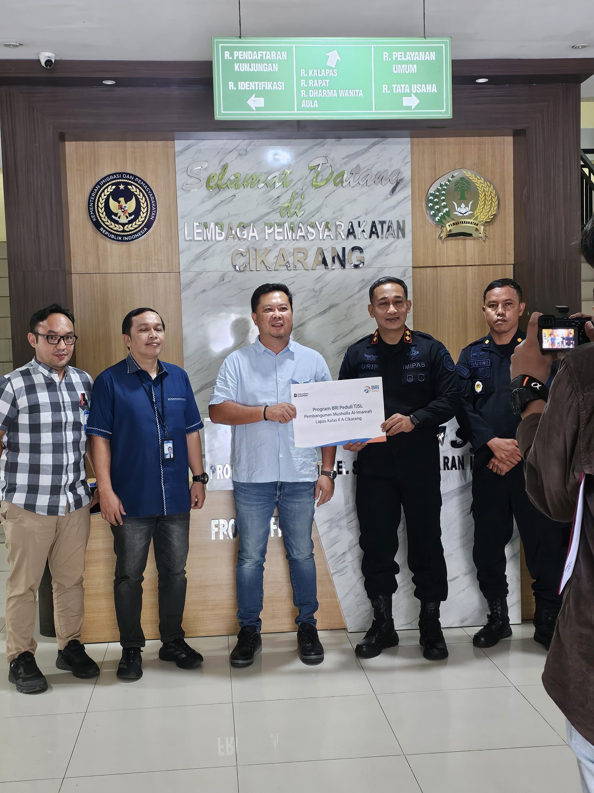 BRI Peduli Bangun Musholla Al-Imamah di Lapas Cikarang, Perkuat Pembinaan Spiritual Warga Binaan