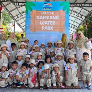 TK Darul Hikam Desa Madupat Kec.Camplong Beri Dukungan dan Ucapan HUT Ke – 3 Kepada Sampang Water Park