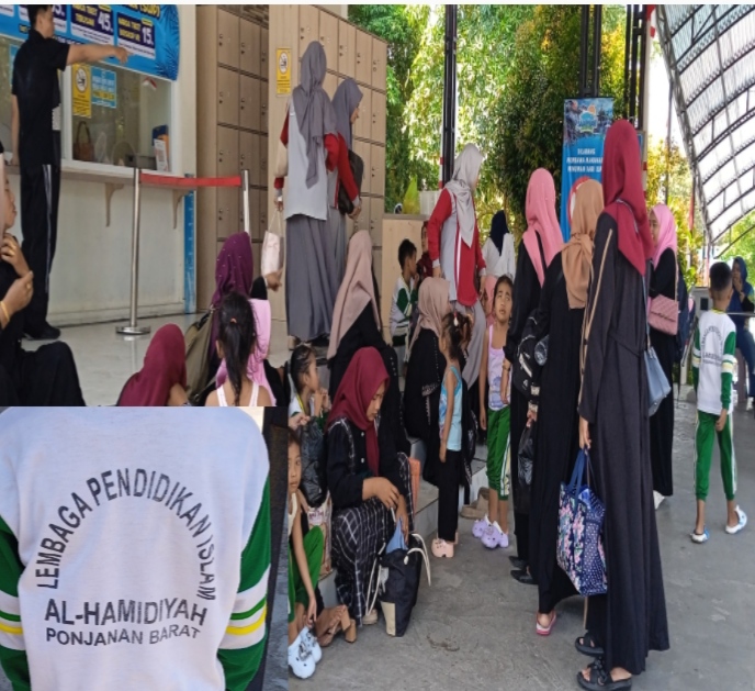 LPI  AL Hamidiyah Ponjanan Barat Pamekasan Madura Kunjungi Sampang Water Park