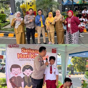 Semangat Hari Kartini, Polisi Edukasi Pelajar SD Soal Keselamatan Berkendara