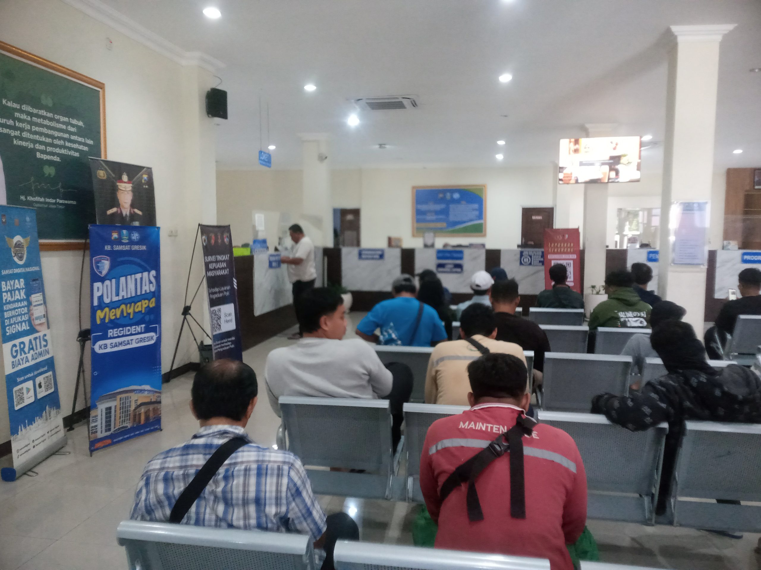 Samsat Gresik Tegaskan Komitmen: Kantor Bersih dari Calo, Pelayanan Harus Transparan
