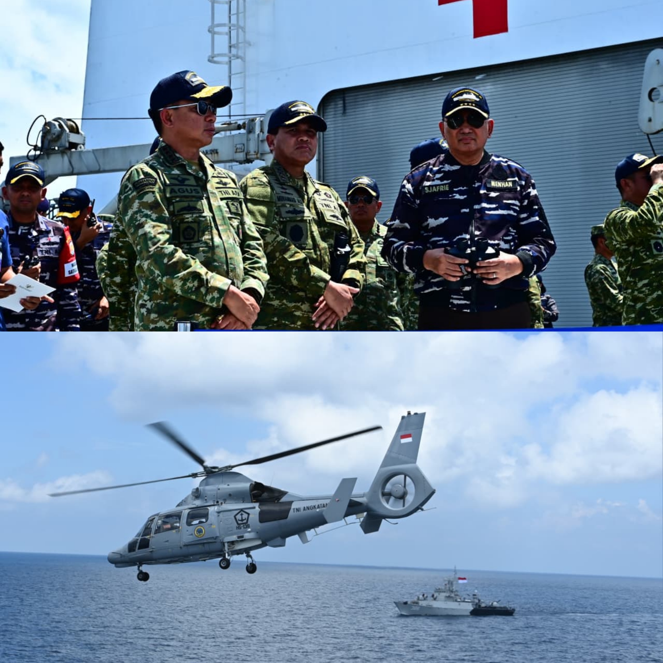 Panglima TNI Dampingi Menhan RI Tinjau Latihan Gabungan di Karimunjawa