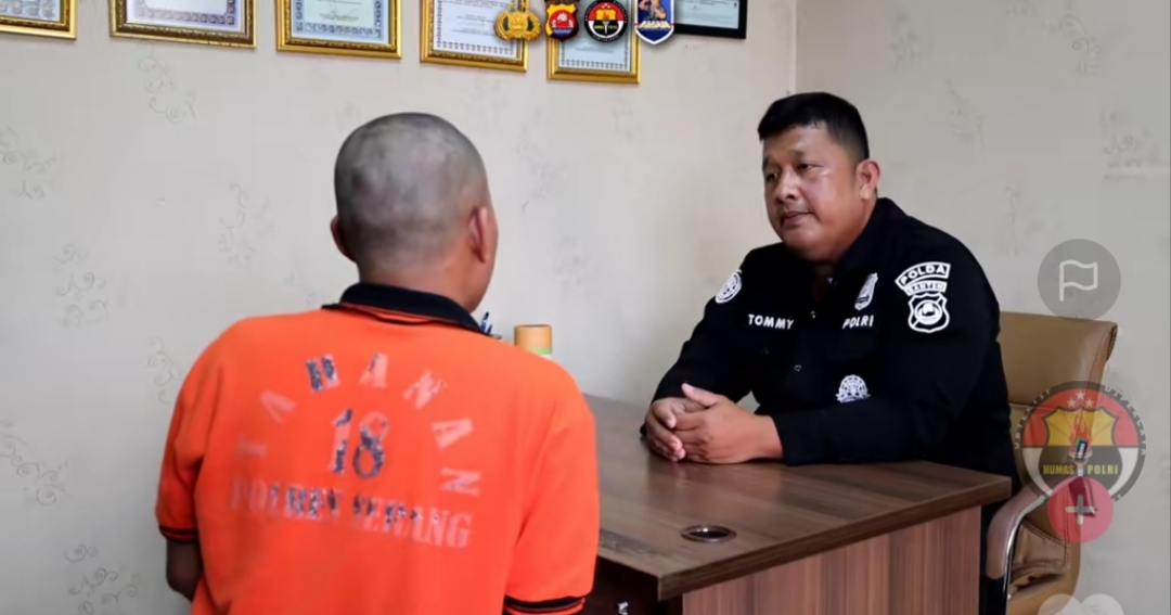 Satreskrim Polres Serang Amankan Tersangka Kasus Kekerasan Seksual dan Pemerasan Terhadap Anak di Bawah Umur