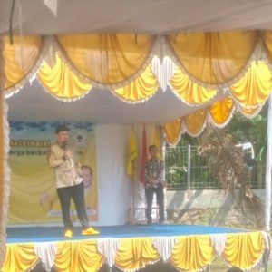Kegiatan Foto : Ketua DPD Golkar Depok Dr.dr.Farabi ARafiq ,Targetkan 1 Kecamatan 1 Kursi Legislatif Depok.