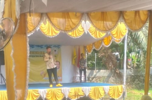 Kegiatan Foto : Ketua DPD Golkar Depok Dr.dr.Farabi ARafiq ,Targetkan 1 Kecamatan 1 Kursi Legislatif Depok.