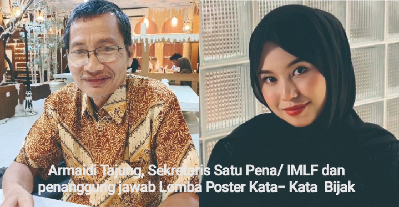 IMLF-4 Selenggarakan Lomba Poster Kata Bijak Tokoh Sumbar