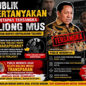 Tanpa Rompi Tahanan, Penetapan Aliong Mus Dipertanyakan Publik