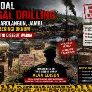Skandal Illegal Drilling di Pauh Sarolangun Diduga Dibekingi Oknum, Nama Intel TNI Disebut Warga — APH dan Denpom Didesak Turun Tangan