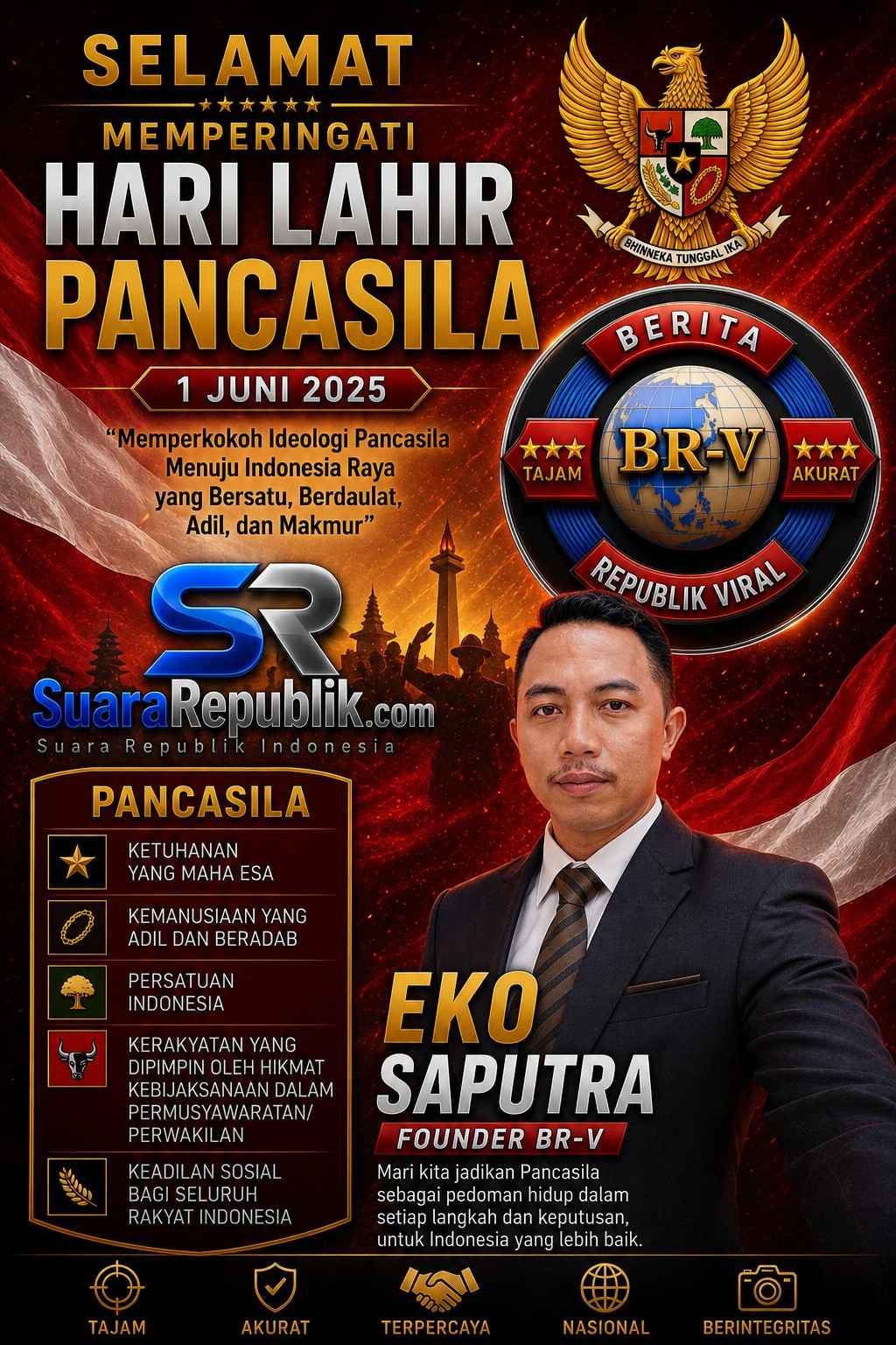 Di Tengah Perpecahan dan Hoaks, Pancasila Kembali Menjadi Harapan Persatuan Bangsa