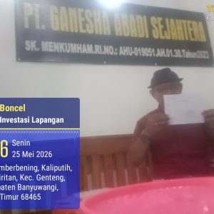 Dugaan Pemanfaatan Aset dan Fasilitas Umum di Genteng Kulon Disorot Aktivis Banyuwangi