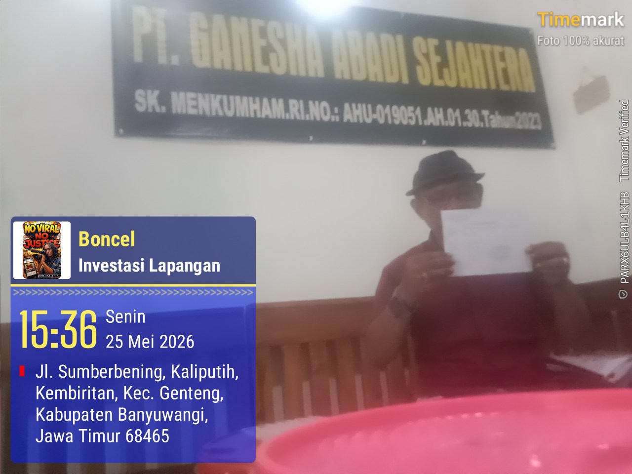 Dugaan Pemanfaatan Aset dan Fasilitas Umum di Genteng Kulon Disorot Aktivis Banyuwangi