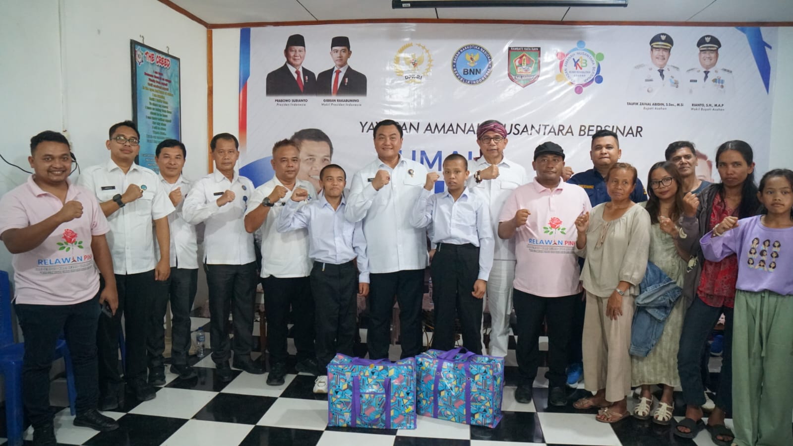 Perkuat Kualitas Layanan Pemulihan, Kepala BNNP Sumut bersama Anggota Komisi III DPR RI lakukan kunjungan kerja sekaligus Mone ke Yayasan Amanah Asahan