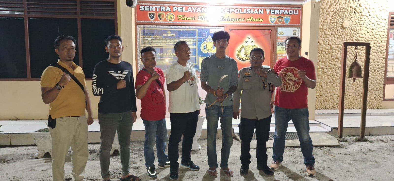 Tak Beri Ruang Pelaku Kejahatan Berkeliaran, Tim Reskrim Polsek Gunung Malela Bekuk Penganiaya Bersenjata Arit Yang Dua Bulan Buron