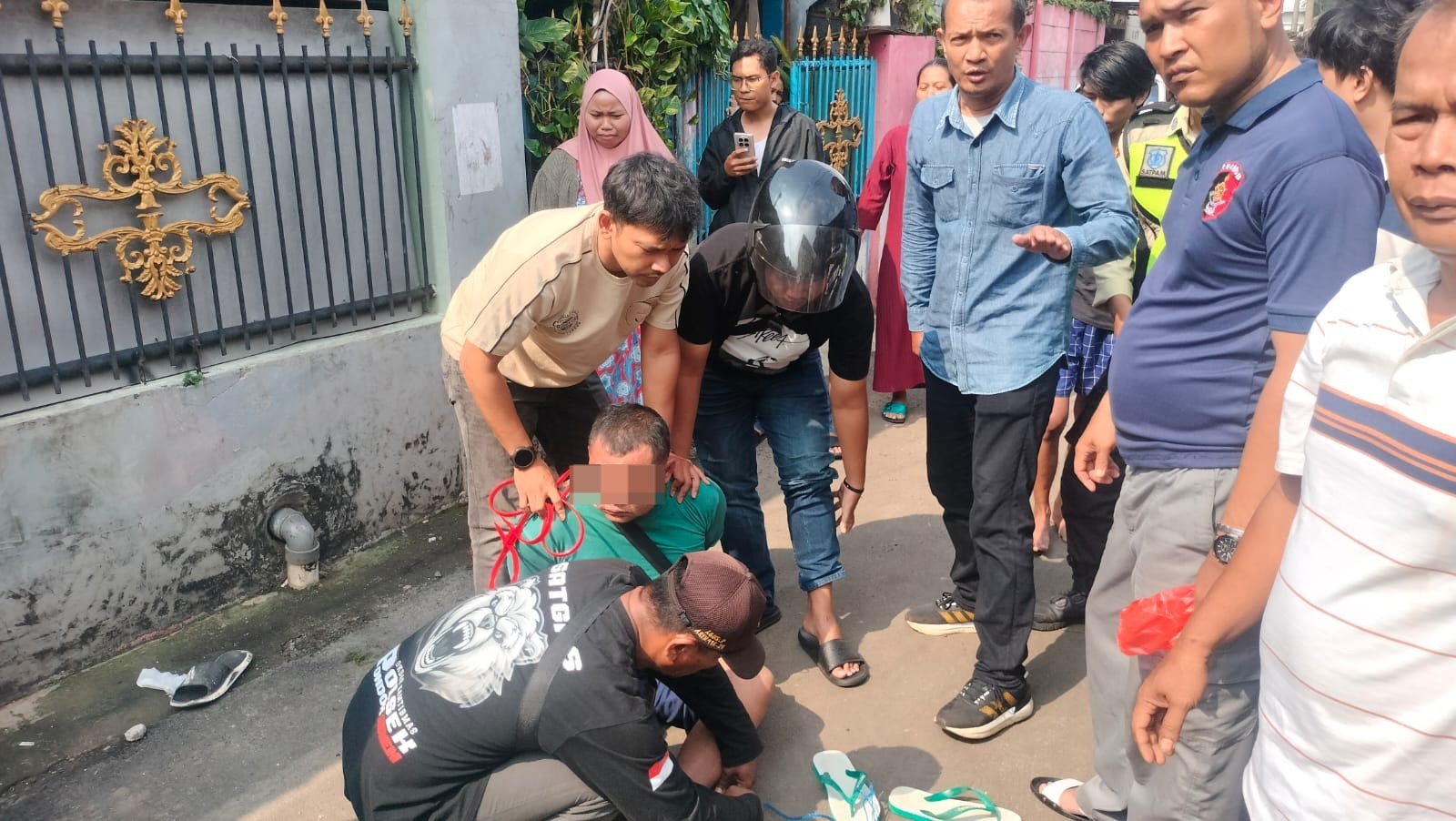 Polisi Amankan Pria Diduga Tusuk Ibu Rumah Tangga di Pondok Aren Tangse