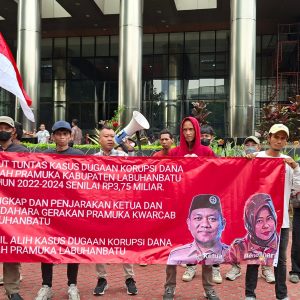 Skandal Dana Hibah Pramuka Labuhanbatu Menggema di KPK, Massa Desak Usut Tuntas dan Tetapkan Tersangka