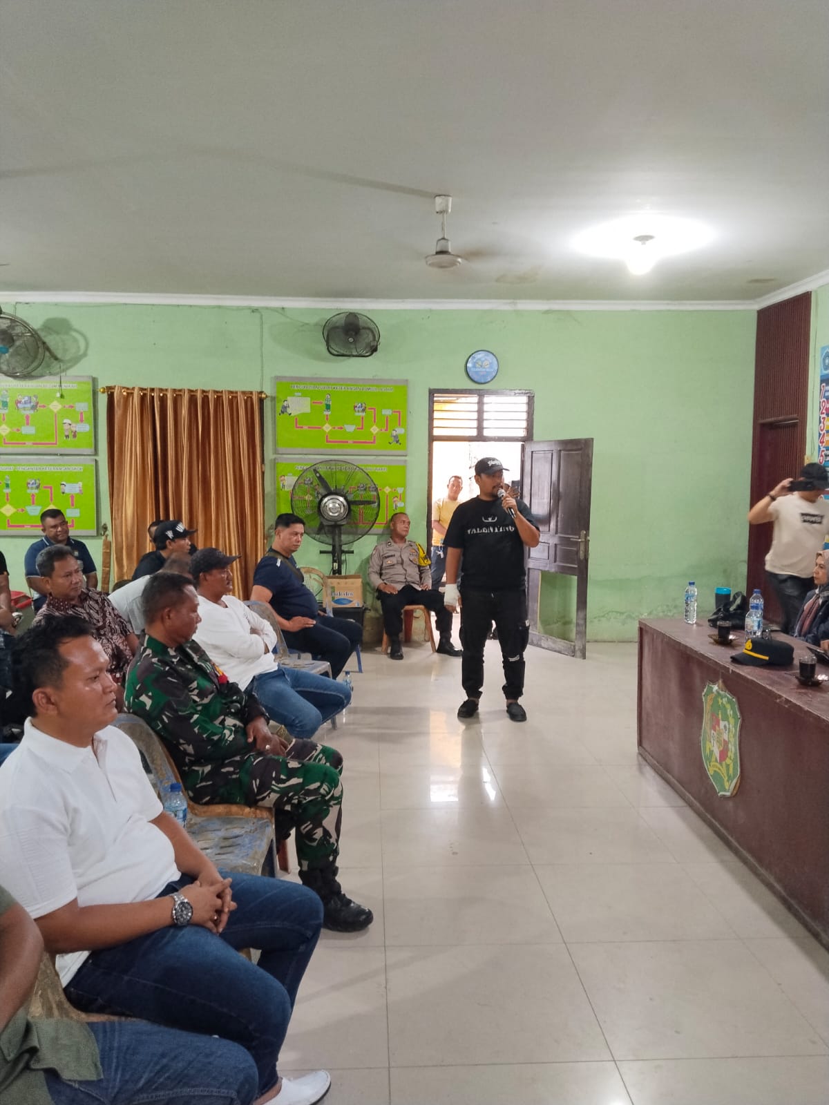 Polsek Medan Labuhan Bersama Forkopimca Mediasi Perdamaian Dua OKP di Kelurahan Besar dan Tangkahan