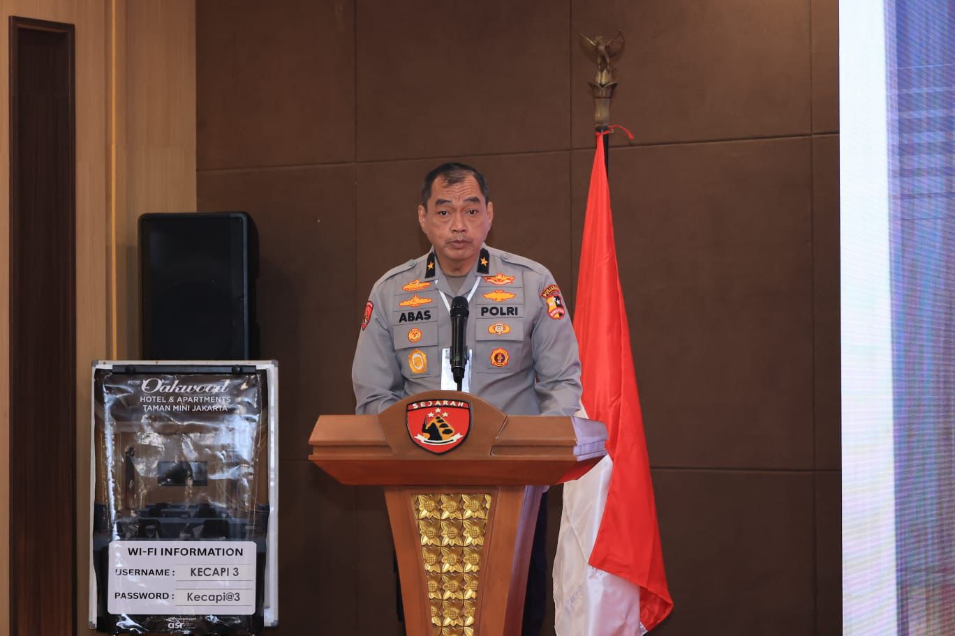 RAKERNIS PUSJARAH POLRI : PERKUAT IMPLEMENTASI TRIBRATA DAN CATUR PRASETYA