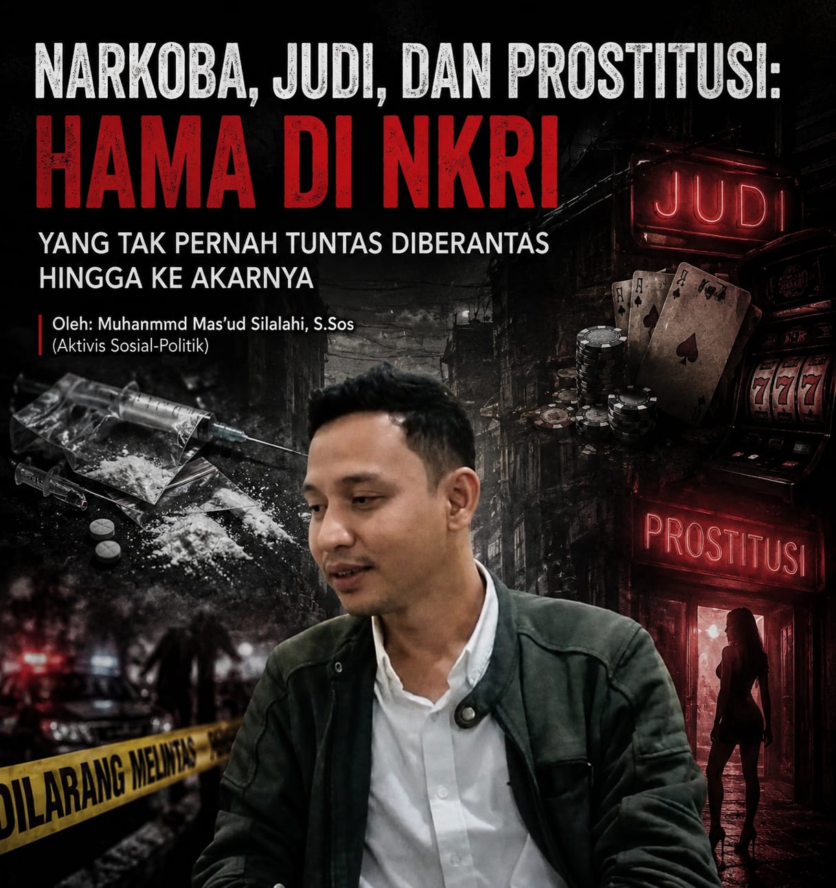 Narkoba, Judi, dan Prostitusi : Hama di NKRI yang Tak Pernah Tuntas Diberantas hingga ke Akarnya