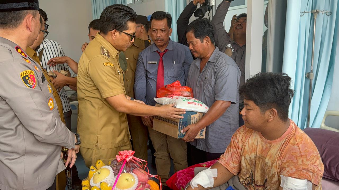 Kapolres Binjai Jenguk Korban Begal Pelajar, Pastikan Pendampingan dan Penanganan Maksimal
