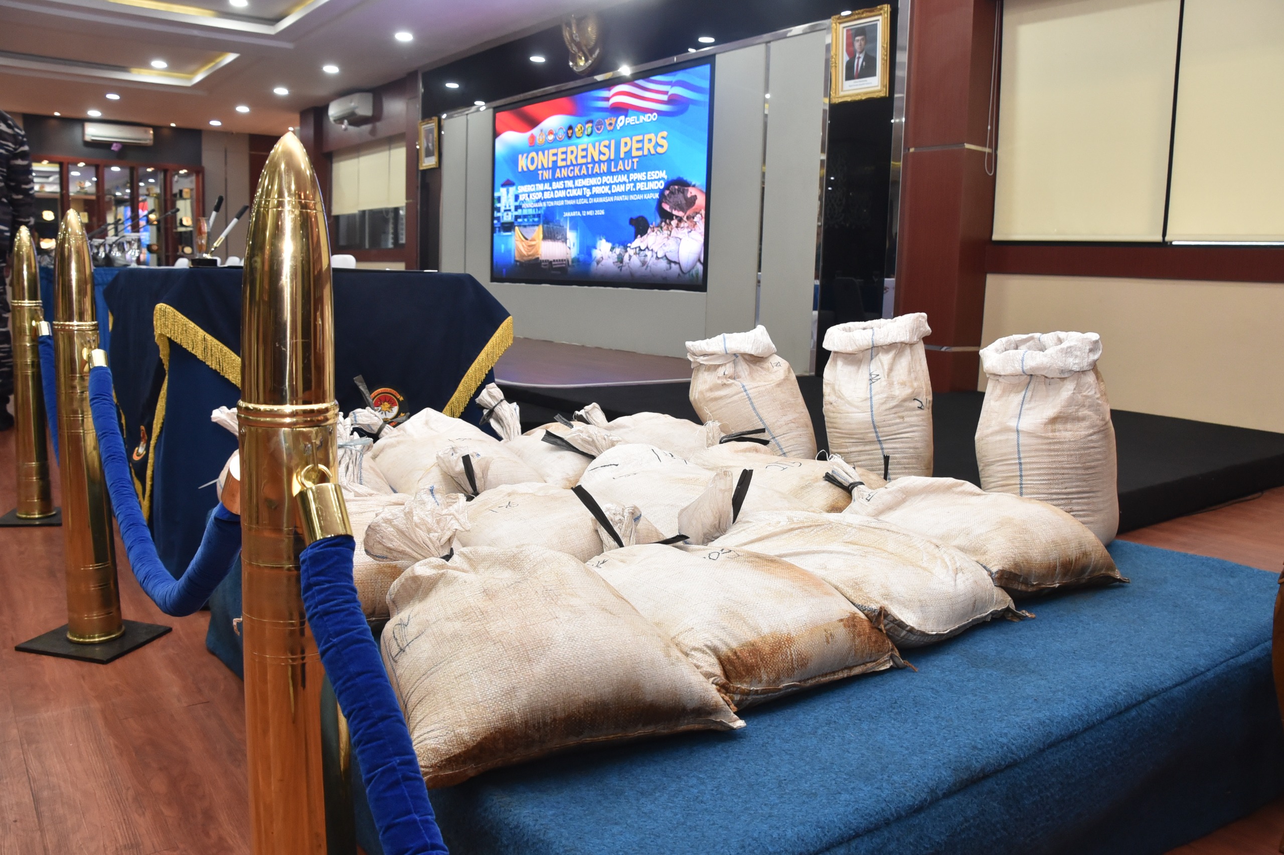 TNI AL Perketat Penegakan Hukum, Distribusi Ilegal Pasir Timah dan Berbagai Aktivitas Ilegal Berhasil Digagalkan
