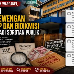 Ramai Dikecam Warganet, Dugaan Penyelewengan Dana KIP dan Bidikmisi di Universitas Sjakhyakirti Jadi Sorotan Publik