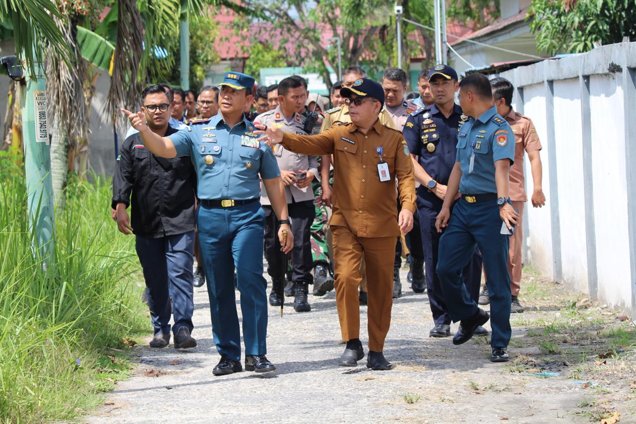Lanal Dumai Gelar Sosialisasi Pengalihan Status Tanah BMN Ex Hulu Migas Bersama Instansi Terkait