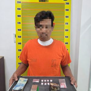 Pengedar Sabu di Medan Tuntungan Diciduk Saat Layani Pembeli, 9 Paket Disita