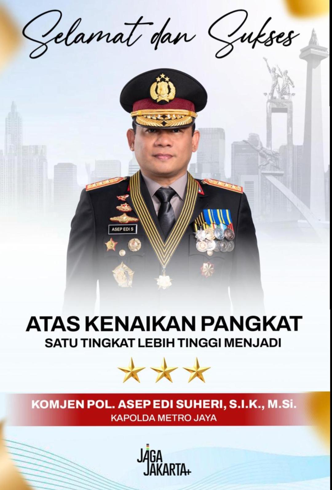 KAPOLDA METRO JAYA RESMI NAIK PANGKAT BINTANG TIGA, KARIER CEMERLANG DAN HARAPAN BARU UNTUK POLRI
