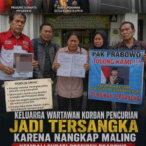 Viral Keluarga Wartawan Korban Pencurian Masuk Penjara Polrestabes Medan Karena Nangkap Maling Kembali Surati Presiden Prabowo dan Ketua Komisi III DPR RI