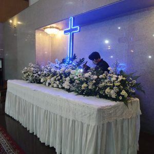Jelang Perayaan Kenaikan Yesus Kristus, Tim Jibom Gegana Brimob Sumut Lakukan Sterilisasi Sejumlah Gereja di Medan