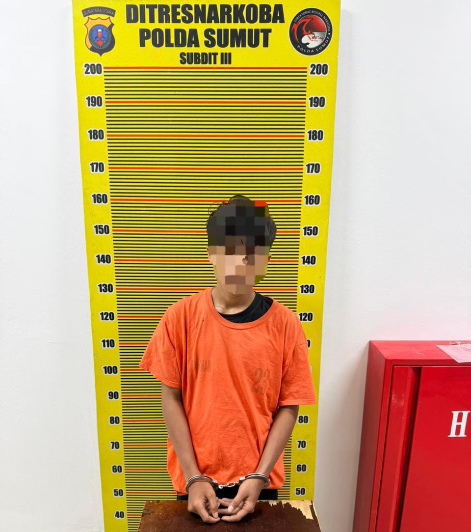 Ditresnarkoba Polda Sumut Bongkar Barak Narkoba di Tanjung Morawa, Kurir Sabu Ditangkap