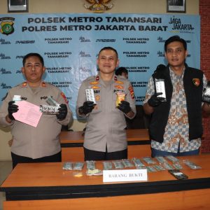 Ungkap Penjualan Obat Keras Ilegal Berkedok Toko Kosmetik, Polsek Metro Tamansari Sita Ribuan Pil